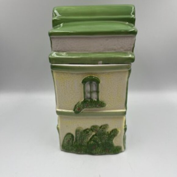Vintage Post Office Victorian Style Ceramic Cookie Jar Hand painted - Picture 6 of 12